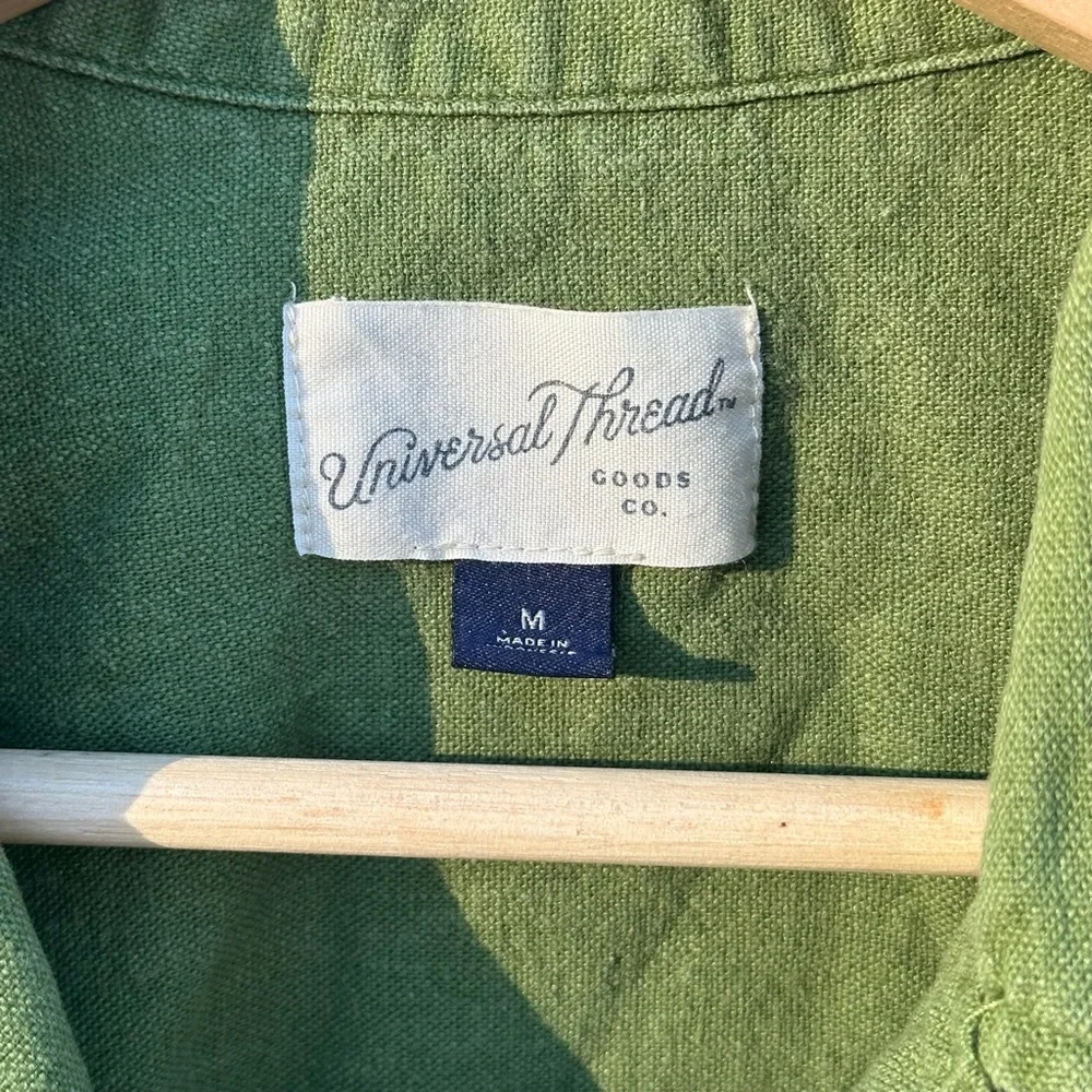 Universal Thread Women’s Olive Utility cropped box fit Button-Up Shirt – Size M - Picture 8 of 15